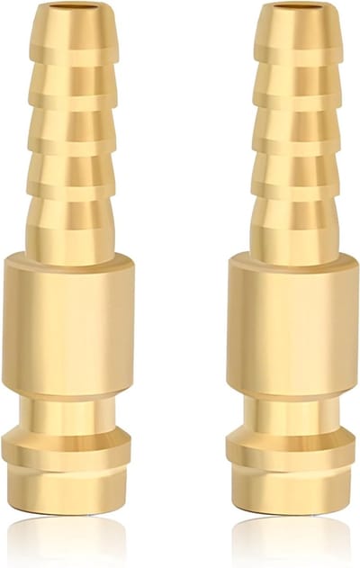 Messing compressie koppeling 10 mm voor perslucht, snelkoppeling, accessoires voor persluchtsystemen en slangverbindingen
