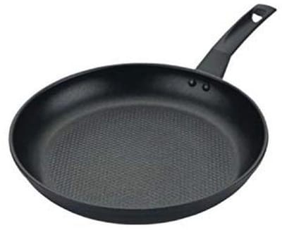 Koekenpan met Dimpled Non-Stick Oppervlak - Duurzaam Kookgerei - Geschikt voor Inductie - Vaatwasser- en Ovenbestendig - 25cm