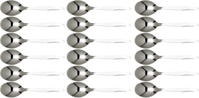 Cosy & Trendy Koffie/theelepeltjes van RVS - set 18x stuks - 13 cm - zilver - Bestek