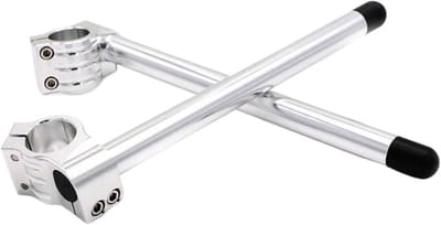 Verstelbaar Stuur - Motorfiets Stuur - Comfortabel Rijden - Ergonomisch Gevormd - 22mm 7/8 Inch - Chroom