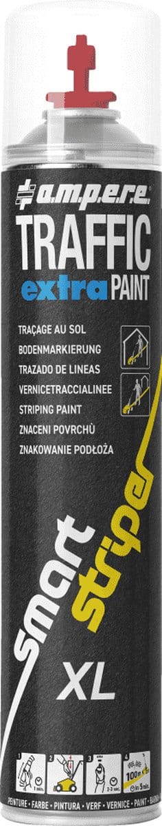 Ampere Traffic extra markeerverf, rood, 750 ml 1 stuk