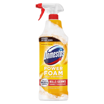Domestos Power Foam Citrus Blast Toilet- & Badkamerreinigingsspray – 650 ml