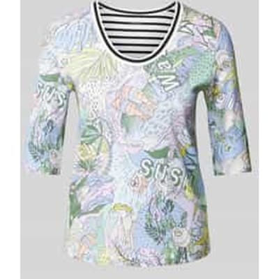 T-shirt met 1/2-mouwen