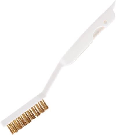 Keukenborstel met Schraper - Fornuis Reiniger - Vettige Vlekken Verwijderen - Plat Schopontwerp - 26 cm Lengte - Meerkleurig