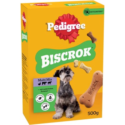 500g Biscrok in 3 Heerlijke Smaken Pedigree Hondensnacks