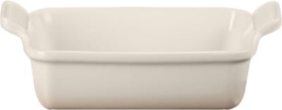 Le Creuset Ovenschaal 19 cm - 1,1 L - Aardewerk - Meringue - Rechthoek
