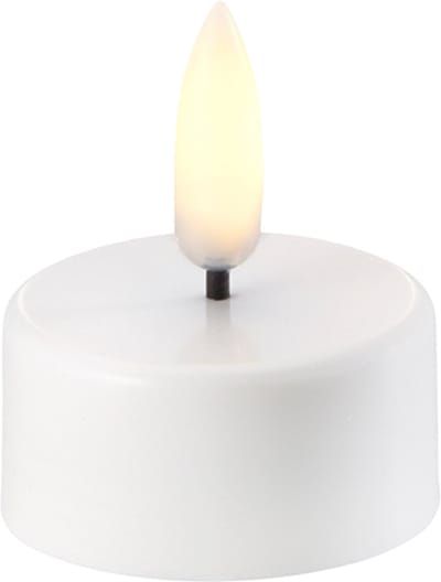Uyuni Led Theelicht - Ø 3,9cm - (premium 120 branduur ) inclusief Batterij - 3,9x2 cm - Waxinelichtje - Theelicht Led kaars & Timer