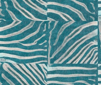 Rasch Popskin behang 498509 Zebra dierenprint