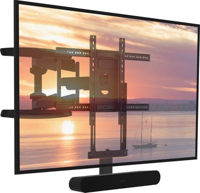 Cavus Full Motion Muurbeugel voor Sonos Ray Soundbar & Tv t/m 70 inch - Draaibaar - Kantelbaar