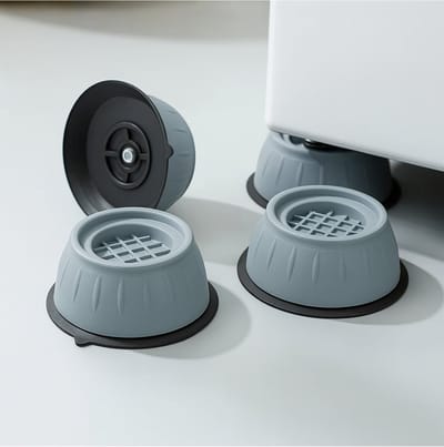FSW-Products Anti-Trillingsvoeten Wasmachine en Droger – 4 stuks – Geluidsdempende Anti-Vibratie Pads