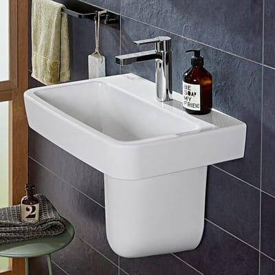 Villeroy & Boch O.novo hand wash basin 50 x 37 cm without overflow, 1 tap hole 43445101