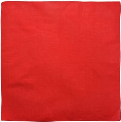 Haarsoires Haarband Bandana Zakdoek 55cm – Basic – Rood - Multifunctioneel Accessoire voor Haar, Festivals en Mode - One Size & Unisex