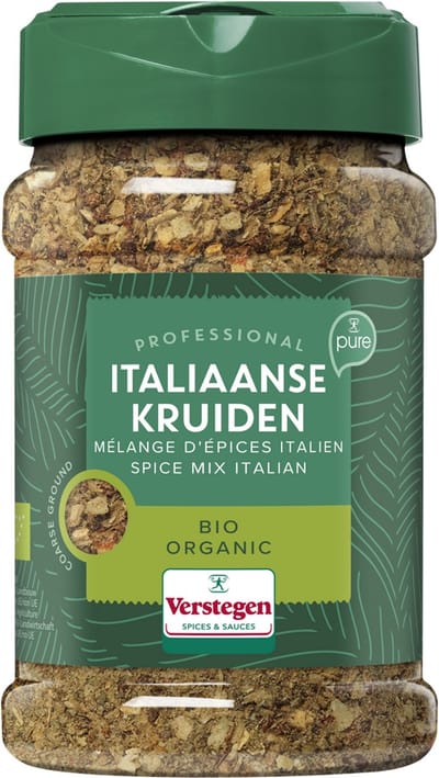 Verstegen - Italiaanse kruiden - Biologisch - Pure - Strooibus small - Kruiden & specerijen - 160g