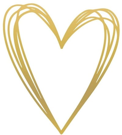 PPD Lunch servetten - Pure Heart gold