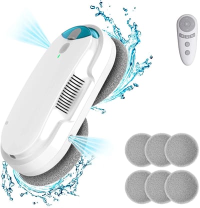 Rolu Robot Ramenwasser – Ramenwisser – Ramenwasser – 3000PA Zuigkracht – Slimme Ramenwasser – Ramen – Glazen Deuren - Spiegels