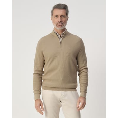 Campbell Schipperstrui Heren Lemon Pepper Beige