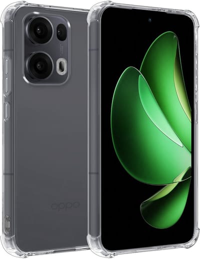 Hoesje Geschikt voor Oppo Reno 13 Pro - Sterk & Shockproof - Siliconen Case - Back Cover - Telefoon Hoes Shock Proof - Transparant