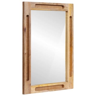 vidaXL - Badkamerspiegel - Bruin - 50 - x - 2,5 - x - 70 - cm - Massief - Mango - Hout