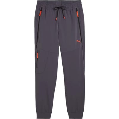 Puma tech track pants wv in de kleur grijs.