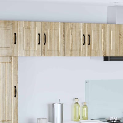 vidaXL - Wandkast - PORTO - Sonoma - Eik - 60 - x - 31 - x - 40 - cm - Bewerkt - hout
