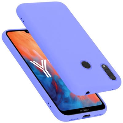 Cadorabo Hoesje geschikt voor Huawei Y7 2019 / Y7 PRIME 2019 in LIQUID LICHT PAARS - Beschermhoes gemaakt van flexibel TPU silicone Case Cover