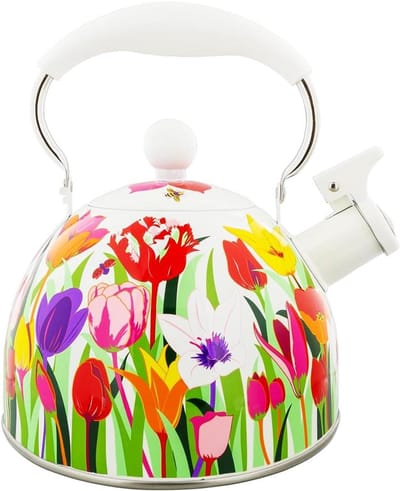 Waterkoker - Theepot - Thee Zetten - Fluitend Water - 18 Liter - Tulpen