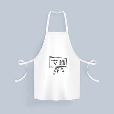 Akyol - stoere juf Keukenschort - Juf - juf - leraar - 82 bij 71 cm