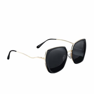Kingseven Diva - Elegante Dames zonnebril met UV400 en polarisatie filter | Goudkleurig afgewerkt