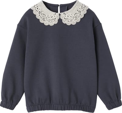 Vertbaudet Sweater met sierlijke kraag van macramй meisjes