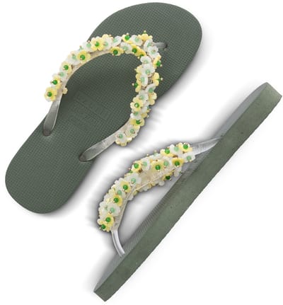 Uzurii | Teenslippers | Dames | Army Green | Maat 37/38
