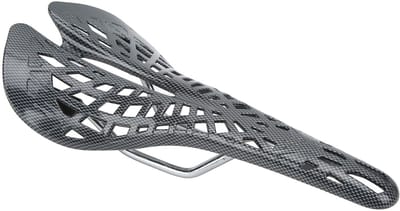 Dailygoods- Fietszadel Ultralicht - Koolstofvezel - Ergonomisch Design - Schokdemping - Duurzaam - Gewicht 190 gr. - Fiets Zadel