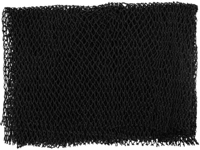 Dailygoods- Badnetdoek Exfoliërend - Nylon Scrubdoek - Douchewashandje - Bodyscrubdoek - Zwart - 90x28cm/175cm
