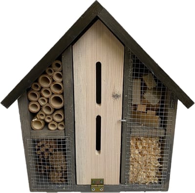 Insecten- Insectenhotel - Grijs- 1 stuk