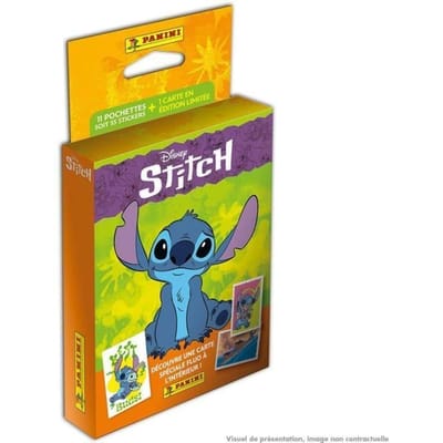 Blister - PANINI - Stitch - 11 zakjes - 55 stickers schoon
