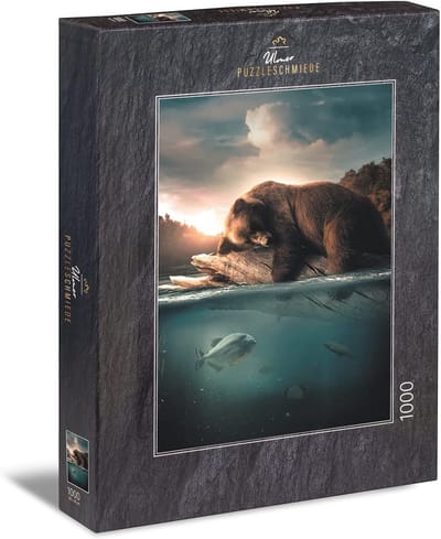 Legpuzzel 1000 stukjes - Dierenpuzzel Natuur - Ontspanning Thuis - Illusie Beeld - 68 x 48 cm