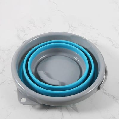5/10L Opvouwbare Emmer Draagbare Opvouwbare Emmer Silicium Auto Wassemmer Outdoor Vissen Reizen Kamp Emmer Huishoudelijke Opslag 5L
