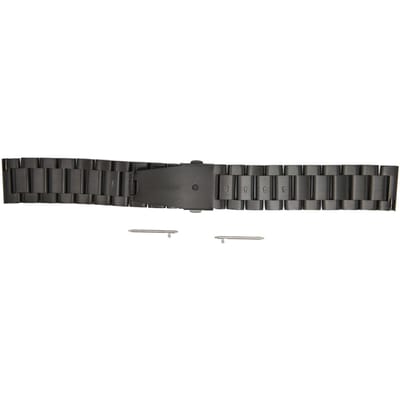 Bracelet de Montre Connectée 20mm Boucle Double Bracelet de Poignet Matel avec Barrette pour Amazfit GTS 3 GTS 2 Bip S gray