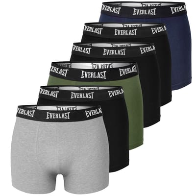 Everlast BM404 Serie - Heren Boxers - Katoen - 6 Stuks - Maat L