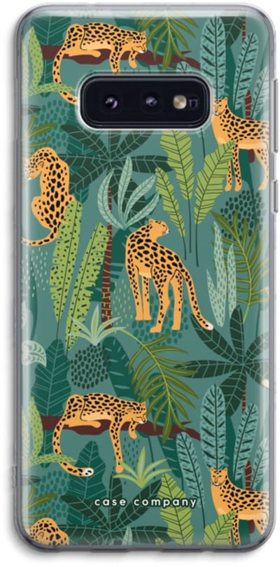 Case Company® - Hoesje geschikt voor Samsung Galaxy S10e hoesje - Luipaard 2 - Soft Cover Telefoonhoesje - Bescherming aan alle Kanten en Schermrand