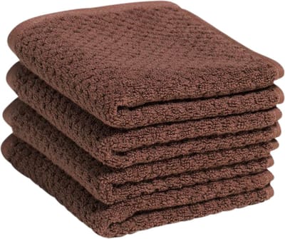 Yumeko gastendoekjes dots roze 30x50 - 4 st - Hotelkwaliteit - Bio, eco & fairtrade