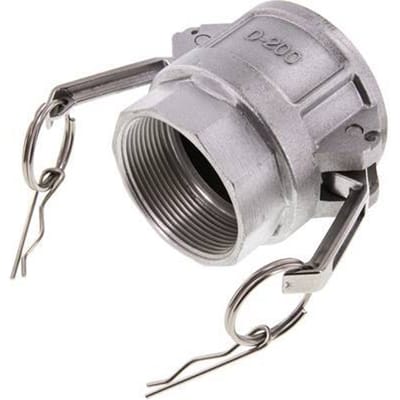 Camlock DN 50 (2'') Koppeling AluminiumRp 2'' met binnendraad Type D MIL-C-27487