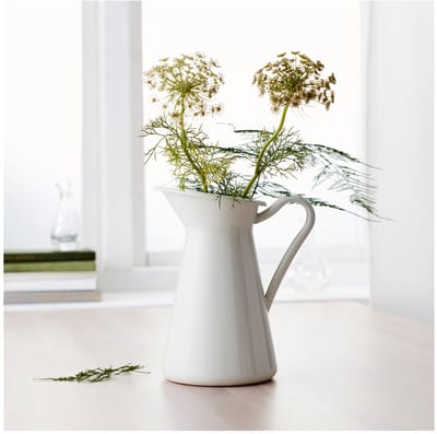 Vaas Emaille Kruik Kruik Pot Grote Metalen Bruiloft Decor