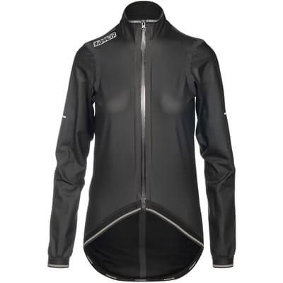 BIORACER Kaaiman - Regenjas Fiets - Dames - Zwart - Waterafstotend & Winddicht - Reflecterend - Maat XS