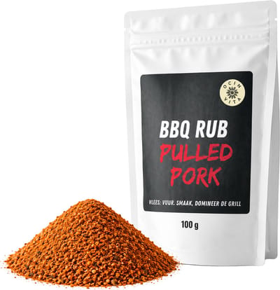 Pulled Pork Kruiden 100g – BBQ Rub voor Pulled Pork, Smoker, Slowcooker, BBQ & Oven – Ocin Vita