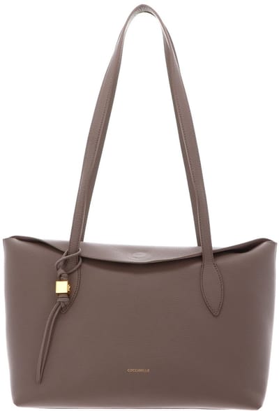 Coccinelle Lidia Suede Bim - Schoudertas 31 cm (warm taupe)