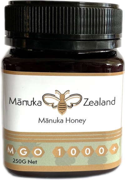 Manuka Honey - Manukahoning MGO 1000+ Nieuw-Zeeland 250 g Manuka Zealand - 250g - Mānuka Zeeland - Honingpot