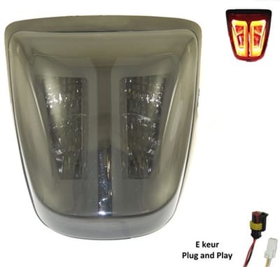 Led achterlicht mat zwart Vespa sprint / Primavera