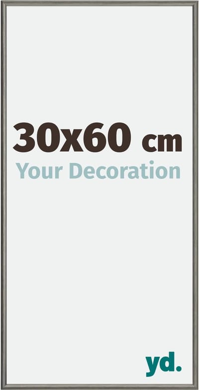 Your Decoration - Fotolijst 30x60 cm - Aluminium - Mercury Structuur - New York