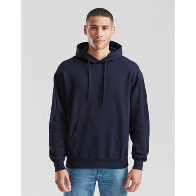 Fruit Of The Loom Trui met capuchon - CLASSIC HOODED SWEAT - S tot XXL - voor Mannen - navy