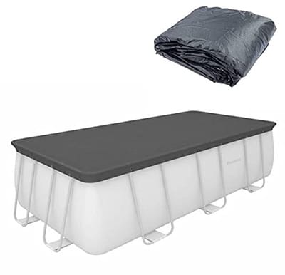 Afdekzeil voor zwembad 488 x 488 x 122 cm van sterk PVC